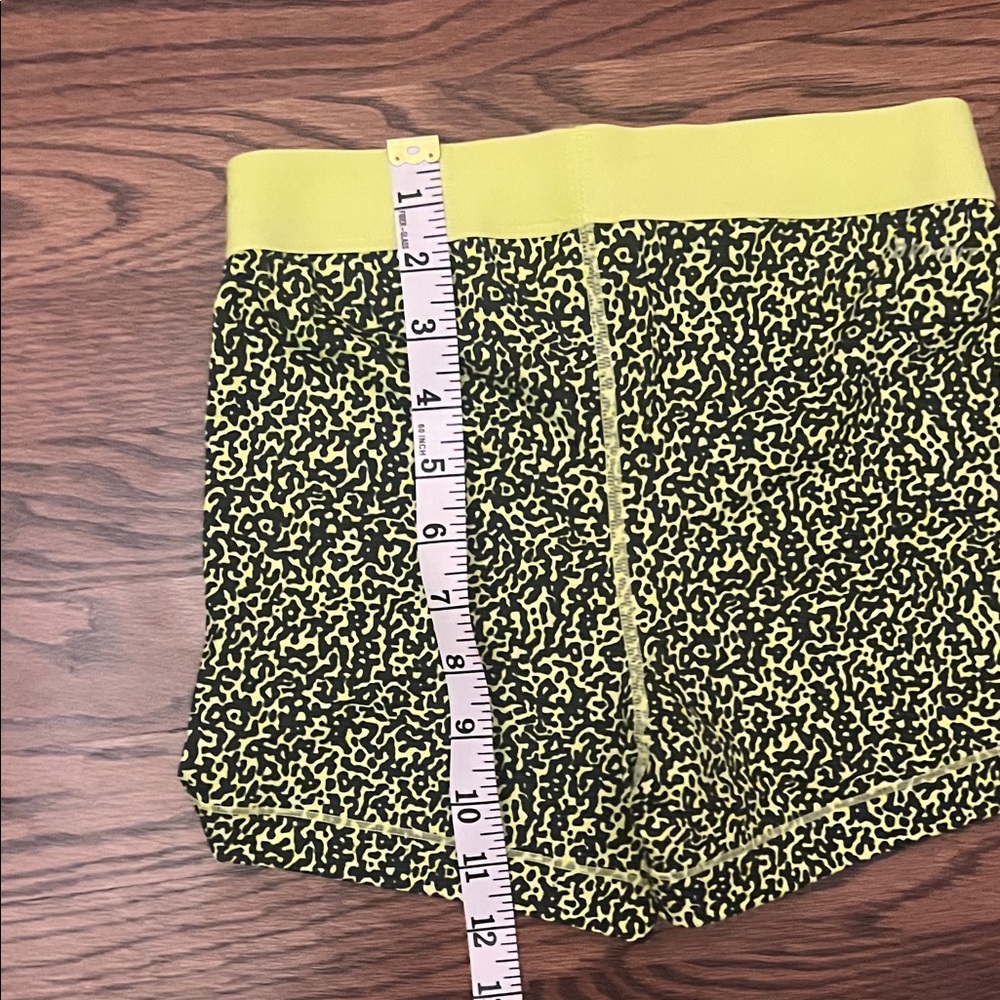 Nike Women's Athletic Shorts in Black and Gold Print - Picture 7 of 9
